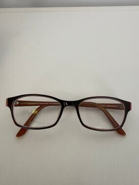 Prodesign Denmark Womens 50-16-135 Rectangular Burgundy Eyeglasses Lenses